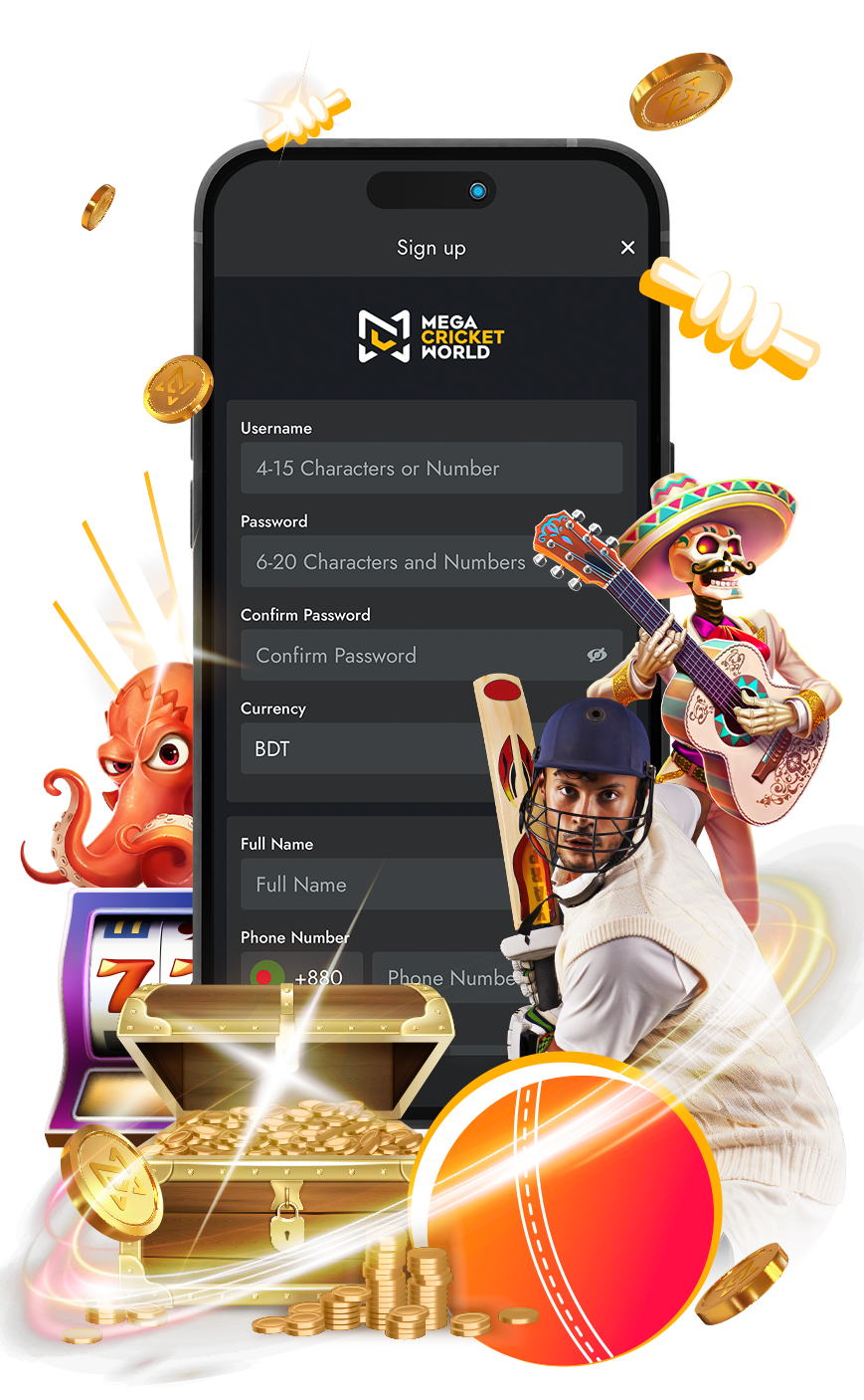 How to Create an Account and Log In to Mega Cricket World